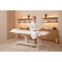 Lettino elettrico ad altezza variabile OPTIMA - Larghezza 68 cm - Bianco