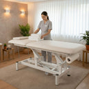 Lettino elettrico ad altezza variabile OPTIMA - Larghezza 68 cm - Bianco