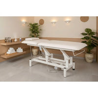 Lettino elettrico ad altezza variabile OPTIMA - Larghezza 68 cm - Bianco