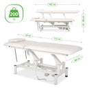 Lettino elettrico ad altezza variabile OPTIMA - Larghezza 68 cm - Bianco