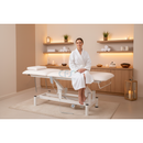 Lettino elettrico ad altezza variabile OPTIMA - Larghezza 68 cm - Bianco