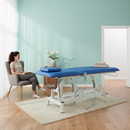 Lettino elettrico ad altezza variabile OPTIMA - Larghezza 68 cm - Blu