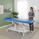 Lettino elettrico ad altezza variabile OPTIMA - Larghezza 68 cm - Blu