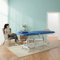 Lettino elettrico ad altezza variabile OPTIMA - Larghezza 68 cm - Blu