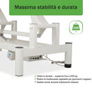 Lettino elettrico ad altezza variabile OPTIMA - Larghezza 68 cm - Blu