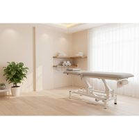 Lettino elettrico ad altezza variabile OPTIMA - Larghezza 68 cm - Grigio