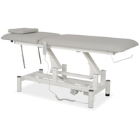 Lettino elettrico ad altezza variabile OPTIMA - Larghezza 68 cm - Grigio