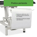 Lettino elettrico ad altezza variabile OPTIMA - Larghezza 68 cm - Nero