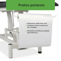 Lettino elettrico ad altezza variabile OPTIMA - Larghezza 68 cm - Nero