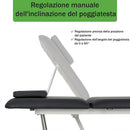 Lettino elettrico ad altezza variabile OPTIMA - Larghezza 68 cm - Nero