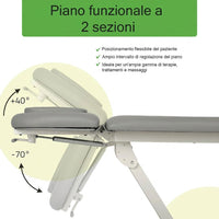 Lettino elettrico ad altezza variabile PROXIMA V2 ERGO - Larghezza 68 cm
