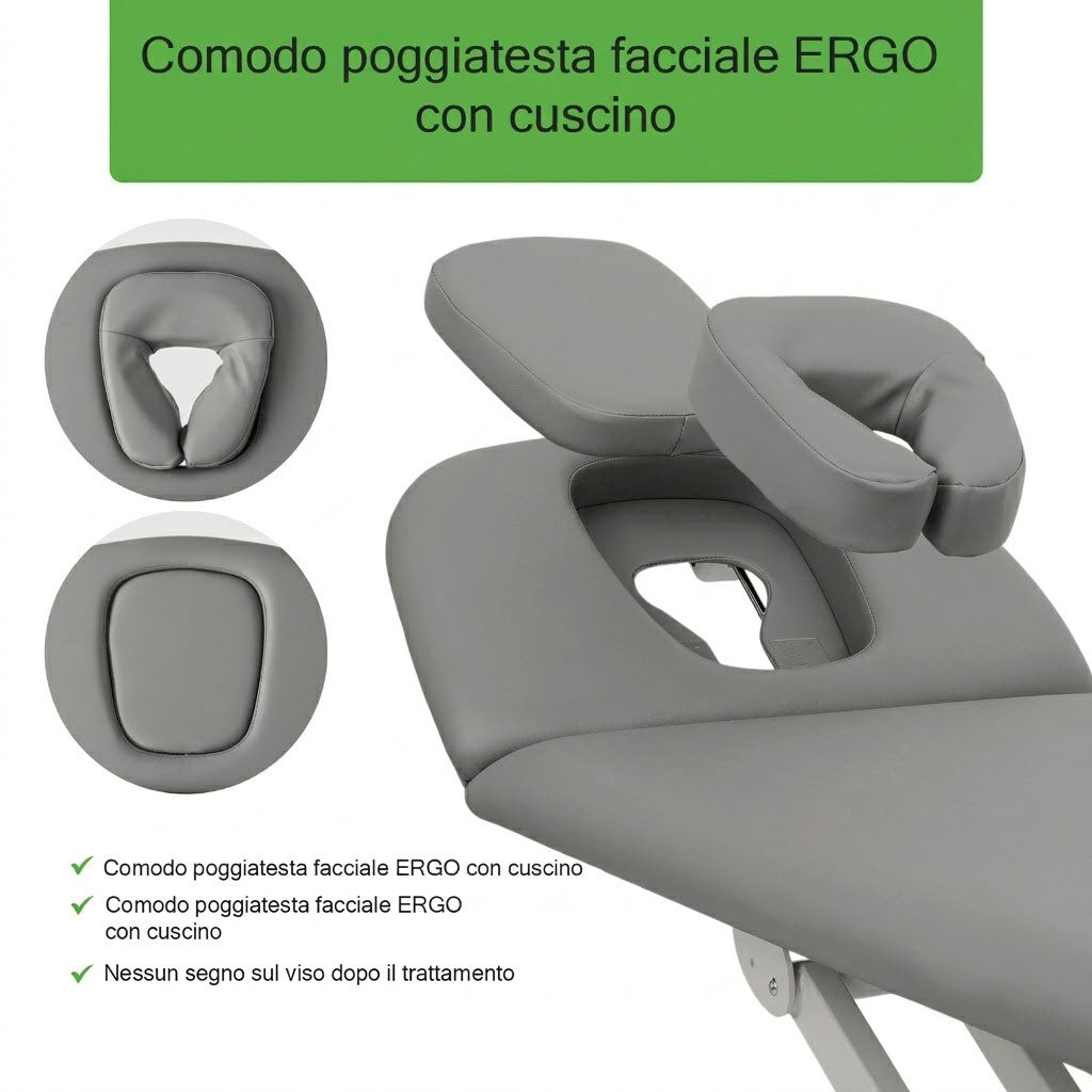 Lettino elettrico ad altezza variabile PROXIMA V2 ERGO - Larghezza 68 cm