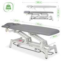 Lettino elettrico ad altezza variabile PROXIMA V4 ERGO - Larghezza 68 cm