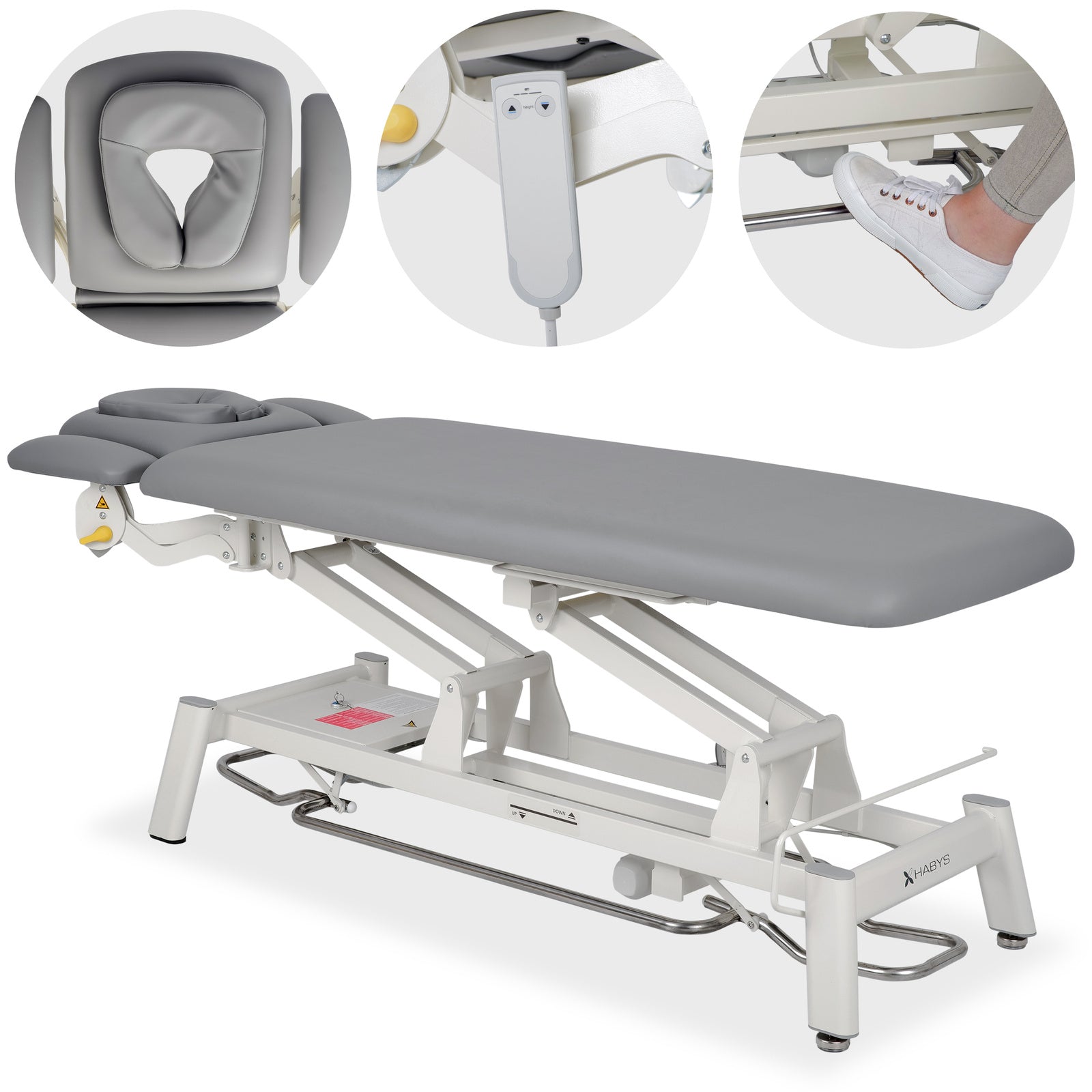Lettino elettrico ad altezza variabile PROXIMA V4 ERGO - Larghezza 68 cm