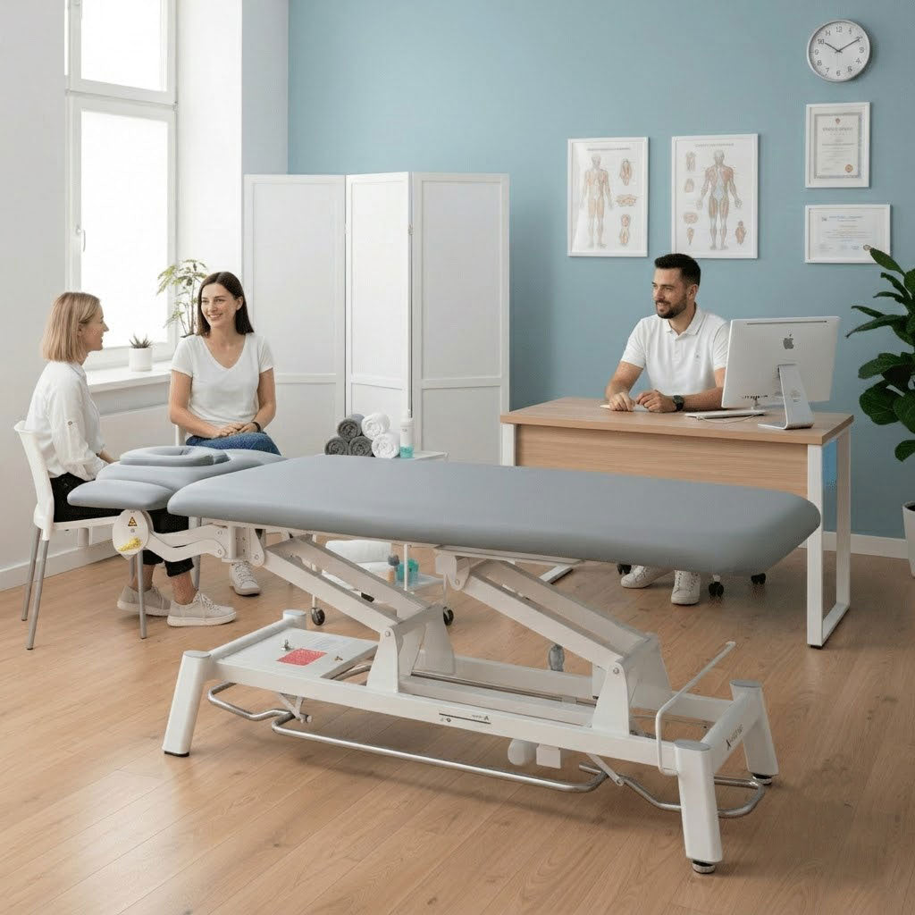 Lettino elettrico ad altezza variabile PROXIMA V4 ERGO - Larghezza 68 cm
