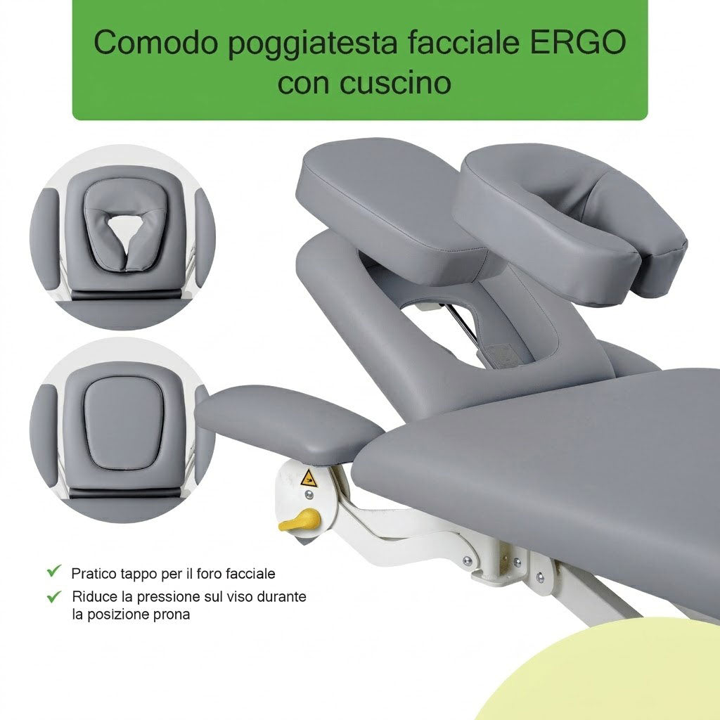 Lettino elettrico ad altezza variabile PROXIMA V4 ERGO - Larghezza 68 cm