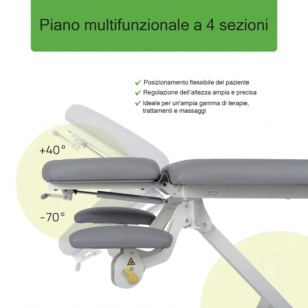 Lettino elettrico ad altezza variabile PROXIMA V4 ERGO - Larghezza 68 cm