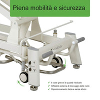 Lettino elettrico ad altezza variabile PROXIMA X7 - Larghezza 68 cm