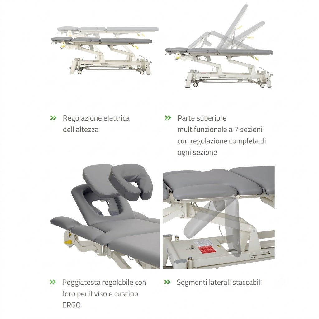 Lettino elettrico ad altezza variabile PROXIMA X7 - Larghezza 68 cm