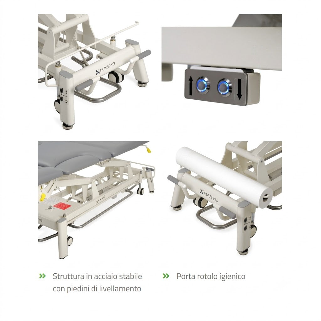 Lettino elettrico ad altezza variabile PROXIMA X7 - Larghezza 68 cm