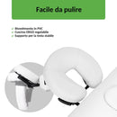 Lettino fisso ad altezza variabile VIGO 1 - Larghezza 75 cm - Bianco