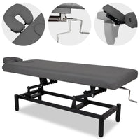 Lettino fisso ad altezza variabile VIGO 1 - Larghezza 75 cm - Grigio Scuro