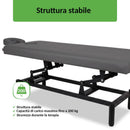Lettino fisso ad altezza variabile VIGO 1 - Larghezza 75 cm - Grigio Scuro