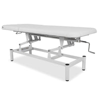 Lettino fisso ad altezza variabile VIGO 2 + schienale regolabile - Larghezza 75 cm - Bianco