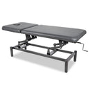 Lettino fisso ad altezza variabile VIGO 2 + schienale regolabile - Larghezza 75 cm - Grigio Scuro