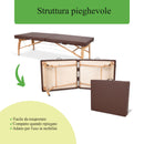 Lettino da massaggio in legno pieghevole NIRO 80 PU K835