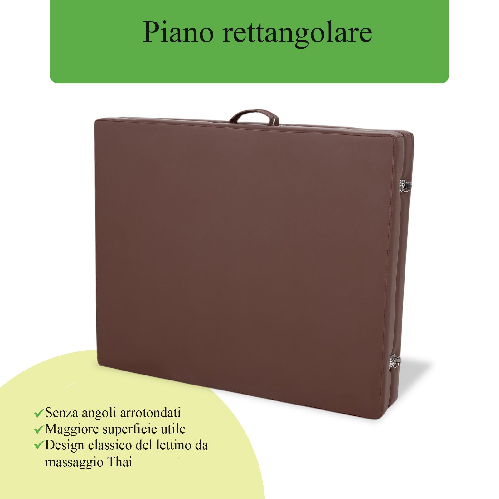 Lettino da massaggio in legno pieghevole NIRO 80 PU K835