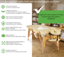 Lettino da massaggio in legno pieghevole SOFIA K533 + Borsa