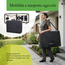Lettino da massaggio pieghevole in acciaio RICO K515 - Larghezza 60 cm