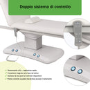 Lettino elettrico ad altezza variabile ESTELLA ERGO 2 - Larghezza 70 cm - Bianco