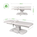 Lettino elettrico ad altezza variabile ESTELLA ERGO 2 - Larghezza 70 cm - Bianco