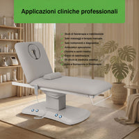 Lettino elettrico ad altezza variabile ESTELLA ERGO 2 - Larghezza 70 cm - Grigio