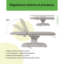 Lettino elettrico ad altezza variabile ESTELLA ERGO 2 - Larghezza 70 cm - Grigio
