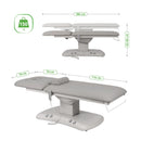 Lettino elettrico ad altezza variabile ESTELLA ERGO 2 - Larghezza 70 cm - Grigio