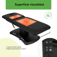 Lettino elettrico ad altezza variabile ESTELLA ERGO 2 - Larghezza 70 cm - Nero