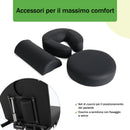 Lettino elettrico ad altezza variabile ESTELLA ERGO 2 - Larghezza 70 cm - Nero