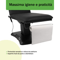 Lettino elettrico ad altezza variabile ESTELLA ERGO 2 - Larghezza 70 cm - Nero
