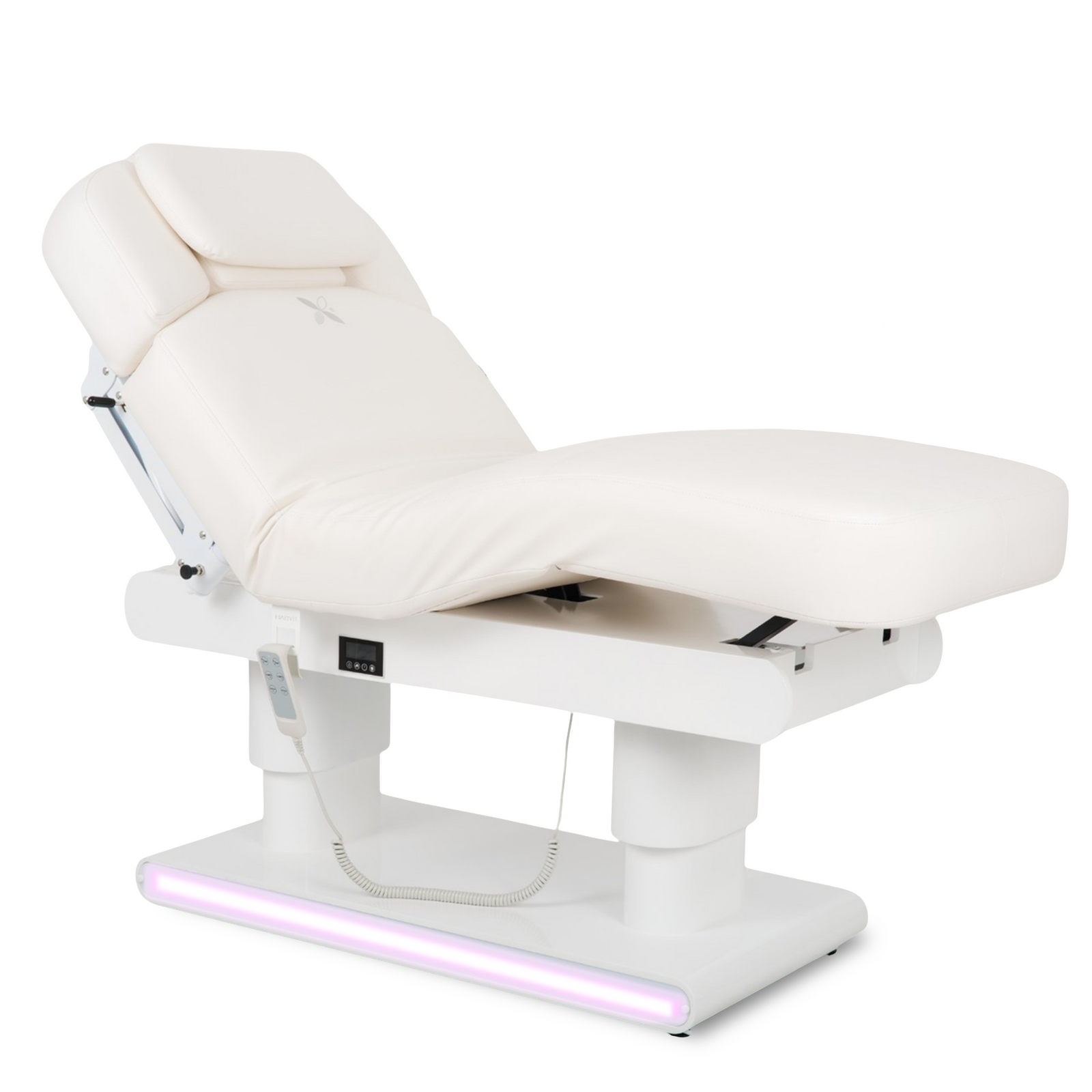 Lettino elettrico ad altezza variabile ETERNA - Larghezza 78 cm - Bianco