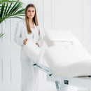 Lettino elettrico ad altezza variabile ETERNA - Larghezza 78 cm - Bianco
