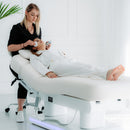 Lettino elettrico ad altezza variabile ETERNA - Larghezza 78 cm - Bianco
