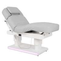 Lettino elettrico ad altezza variabile ETERNA - Larghezza 78 cm - Grigio