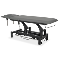 Lettino elettrico ad altezza variabile FORTIS 4 ERGO + Barra di controllo - Grigio Scuro