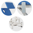 Lettino elettrico ad altezza variabile OPTIMA - Larghezza 68 cm - Blu