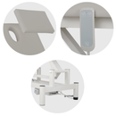 Lettino elettrico ad altezza variabile OPTIMA - Larghezza 68 cm - Grigio