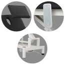 Lettino elettrico ad altezza variabile OPTIMA - Larghezza 68 cm - Nero