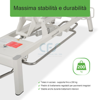 Lettino elettrico ad altezza variabile PROXIMA V2 ERGO - Larghezza 68 cm
